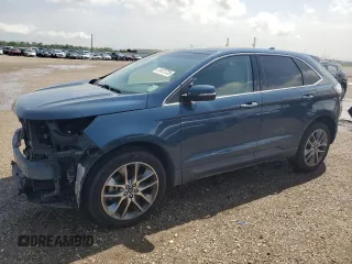 2016 Ford Edge Titanium with VIN 2FMPK4K97GBB15016, listed as a Copart auction lot 51073725 with 115,496 mi miles and Salvage Title. Bid and sale history available at carsss.com. Image 1.