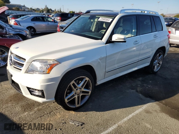 2011 Mercedes-Benz GLK 350 with VIN WDCGG5GB8BF531679, listed as a Copart auction lot 72500564 with 81,764 mi miles and Salvage Title. Bid and sale history available at DreamBid. Image 1.