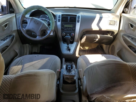 2007 Hyundai Tucson SE with VIN KM8JN12D17U665998, listed as a Copart auction lot 41870815 with 165,467 mi miles and Salvage Title. Bid and sale history available at carsss.com. Image 8.