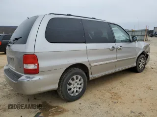 2004 Kia Sedona LX with VIN KNDUP131246544574, listed as a Copart auction lot 87650855 with 85,972 mi miles and Salvage Title. Bid and sale history available at carsss.com. Image 3.