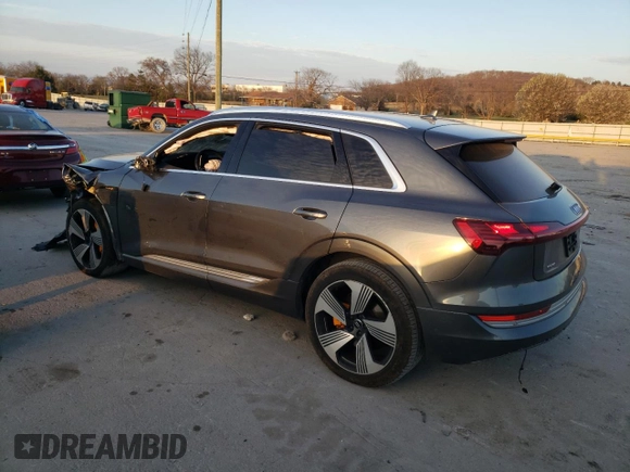 2019 Audi e-tron Prestige with VIN WA1VAAGEXKB006917, listed as a Copart auction lot 43856923 with 67,805 mi miles. Bid and sale history available at carsss.com. Image 2.