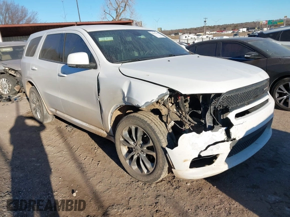 2019 Dodge Durango GT Plus with VIN 1C4RDJDG8KC664072, listed as a IAAI auction lot 41670605 with 189,081 mi miles and . Bid and sale history available at DreamBid. Image 1.