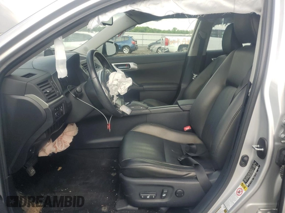 2012 Lexus CT 200h with VIN JTHKD5BH6C2089061, listed as a Copart auction lot 58827705 with 124,474 mi miles and Salvage title. Bid and sale history available at DreamBid. Image 7.