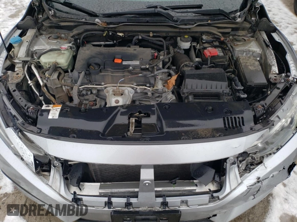 2017 Honda Civic Sedan LX with VIN 19XFC2F50HE230334, listed as a Copart auction lot 44577635 with 90,791 mi miles and Salvage Title. Bid and sale history available at carsss.com. Image 11.