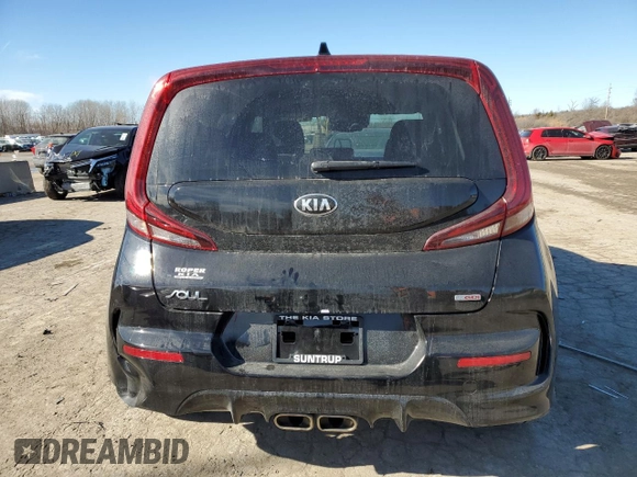 2021 Kia Soul Turbo with VIN KNDJ53AF5M7757290, listed as a Copart auction lot 42789885 with 40,819 mi miles and Salvage Title. Bid and sale history available at DreamBid. Image 6.