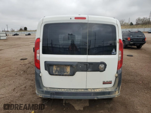 2017 Ram ProMaster City Cargo Tradesman z VIN ZFBERFAB6H6E72328, wystawiony jako Copart lot #51162775 z przebiegiem 169 253 mil mil oraz Szkoda całkowita • Salvage title. Historia ofert i sprzedaży dostępna na DreamBid. Obrazek 6.
