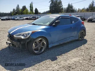 2016 Hyundai Veloster Turbo with VIN KMHTC6AE6GU250732, listed as a Copart auction lot 55528535 with Not provided miles and Clean title. Bid and sale history available at DreamBid. Image 1.
