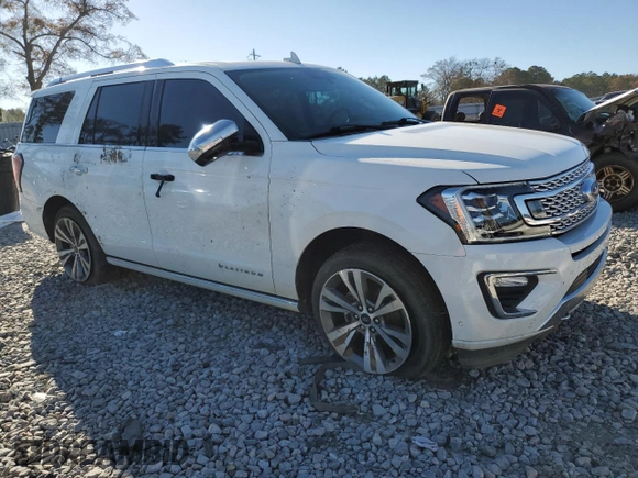 2020 Ford Expedition Platinum with VIN 1FMJU1MT5LEA97203, listed as a Copart auction lot 85721044 with 71,206 mi miles and Salvage Title. Bid and sale history available at carsss.com. Image 4.