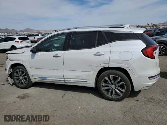 2020 GMC Terrain Denali with VIN 3GKALXEX7LL151066, listed as a Copart auction lot 50379815 with 56,333 mi miles and Salvage title. Bid and sale history available at DreamBid. Image 2.