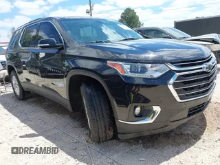 2019 Chevrolet Traverse LT z VIN 1GNERHKW9KJ199467, wystawiony jako IAAI lot #41998344 z przebiegiem 113 876 mil mil oraz . Historia ofert i sprzedaży dostępna na DreamBid. Obrazek 1.