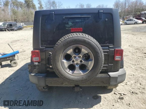 2016 Jeep Wrangler Unlimited 75th Anniversary with VIN 1C4BJWEGXGL304931, listed as a Copart auction lot 50944745 with 124,941 mi miles and Salvage Title. Bid and sale history available at carsss.com. Image 6.