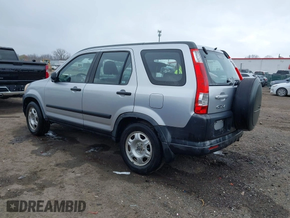 2006 Honda CR-V LX with VIN JHLRD78536C035954, listed as a IAAI auction lot 42043220 with 250,337 mi miles and . Bid and sale history available at carsss.com. Image 3.