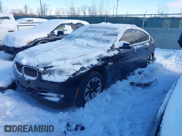 2011 BMW 5 Series GT 535i xDrive with VIN WBASP2C50BC337130, listed as a IAAI auction lot 41600050 with 134,187 mi miles. Bid and sale history available at carsss.com. Image 2.