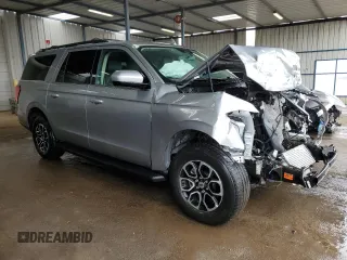 2024 Ford Expedition Max XLT z VIN 1FMJK1J81REA33335, wystawiony jako Copart lot #47927915 z przebiegiem 17 743 mil mil oraz Szkoda całkowita • Salvage title. Historia ofert i sprzedaży dostępna na DreamBid. Obrazek 4.