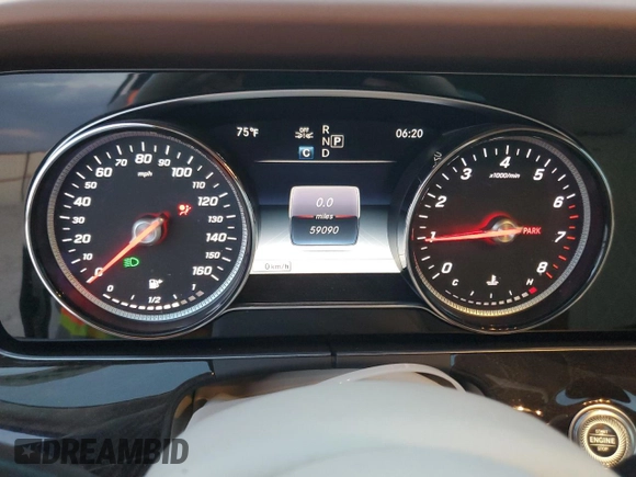 2019 Mercedes-Benz E-Class E 300 with VIN WDDZF4JB1KA512012, listed as a Copart auction lot 46902445 with 59,090 mi miles and Salvage Title. Bid and sale history available at carsss.com. Image 9.
