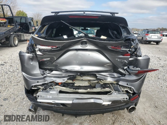 2023 Acura RDX w/A-Spec Package with VIN 5J8TC1H64PL005764, listed as a Copart auction lot 79410724 with 13,963 mi miles and Salvage title. Bid and sale history available at DreamBid. Image 6.
