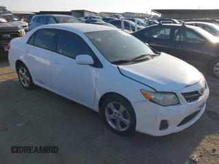 2011 Toyota Corolla L with VIN 2T1BU4EE7BC627022, listed as a IAAI auction lot 41501119 with 139,736 mi miles and . Bid and sale history available at DreamBid. Image 1.