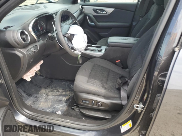 2022 Chevrolet Blazer LT с VIN 3GNKBHR43NS169511, выставлен на аукционе Copart как лот 56601915 с пробегом Не указан миль и На запчасти • Non repairable. История ставок и продаж доступна на DreamBid. Изображение 7.