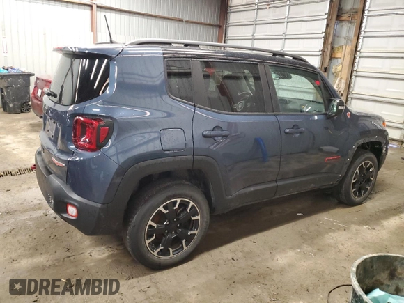 2023 Jeep Renegade Trailhawk with VIN ZACNJDC12PPP20500, listed as a Copart auction lot 46687875 with 50,607 mi miles and Salvage title. Bid and sale history available at DreamBid. Image 3.