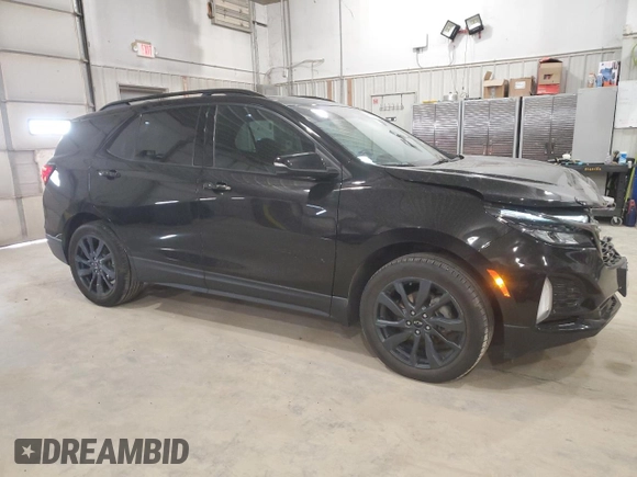 2022 Chevrolet Equinox RS with VIN 2GNAXWEVXN6138271, listed as a Copart auction lot 48996785 with 61,193 mi miles and Salvage title. Bid and sale history available at DreamBid. Image 4.