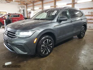 2024 Volkswagen Tiguan S with VIN 3VVFB7AX7RM184681, listed as a Copart auction lot 44536735 with 0 mi miles and Salvage Title. Bid and sale history available at carsss.com. Image 1.