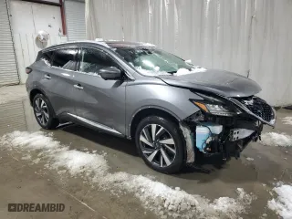 2023 Nissan Murano SL with VIN 5N1AZ2CS7PC129456, listed as a Copart auction lot 45384865 with 0 mi miles and Salvage Title. Bid and sale history available at carsss.com. Image 4.