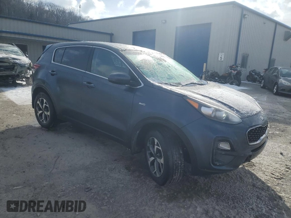 2020 Kia Sportage LX with VIN KNDPMCAC0L7650231, listed as a Copart auction lot 45720955 with 51,911 mi miles and Salvage Title. Bid and sale history available at carsss.com. Image 4.