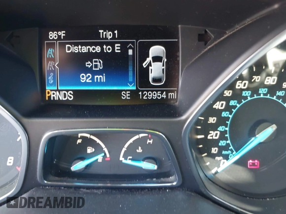 2013 Ford Escape SEL with VIN 1FMCU0HX1DUB99590, listed as a IAAI auction lot 41987910 with 129,954 mi miles. Bid and sale history available at carsss.com. Image 7.
