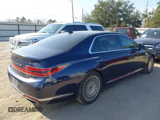 2021 Genesis G90 Ultimate with VIN KMTF54PH4MU085164, listed as a IAAI auction lot 41702570 with 27,794 mi miles and . Bid and sale history available at carsss.com. Image 4.