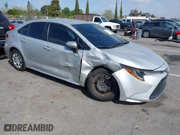 2023 Toyota Corolla LE with VIN 5YFB4MDEXPP042461, listed as a IAAI auction lot 41914637 with 66,651 mi miles. Bid and sale history available at carsss.com. Image 1.