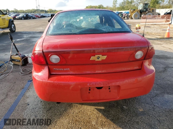 2005 Chevrolet Cavalier with VIN 1G1JC52F057180291, listed as a Copart auction lot 72525554 with 0 mi miles and Salvage Title. Bid and sale history available at carsss.com. Image 6.
