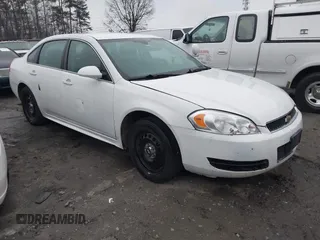 2016 Chevrolet Impala Limited Police Police with VIN 2G1WD5E39G1116948, listed as a IAAI auction lot 41552130 with 192,586 mi miles. Bid and sale history available at carsss.com. Image 1.