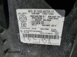 2014 Ford F-150 XL with VIN 1FTFW1ETXEKD15076, listed as a Copart auction lot 62792755 with 85,469 mi miles and Salvage title. Bid and sale history available at DreamBid. Image 12.
