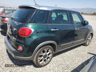 2014 FIAT 500L Trekking with VIN ZFBCFADH4EZ010196, listed as a Copart auction lot 62566094 with 128,519 mi miles and Salvage Title. Bid and sale history available at carsss.com. Image 3.