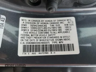 2014 Honda CR-V LX with VIN 2HKRM4H34EH693375, listed as a Copart auction lot 54354155 with 216,365 mi miles and Clean Title. Bid and sale history available at carsss.com. Image 13.