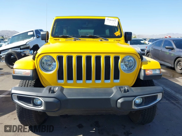 2018 Jeep Wrangler Unlimited Sahara z VIN 1C4HJXEN3JW306282, wystawiony jako IAAI lot #42302821 z przebiegiem 70 204 mil mil oraz . Historia ofert i sprzedaży dostępna na DreamBid. Obrazek 13.