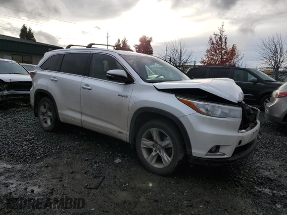 2016 Toyota Highlander Hybrid Limited with VIN 5TDDCRFH2GS016542, listed as a Copart auction lot 80719114 with 236,370 mi miles and Salvage Title. Bid and sale history available at carsss.com. Image 4.