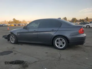 2008 BMW 3 Series 328i with VIN WBAVA375X8NL49605, listed as a Copart auction lot 41997085 with 164,105 mi miles and Salvage Title. Bid and sale history available at DreamBid. Image 2.