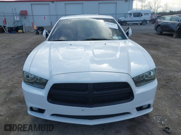 2012 Dodge Charger Police with VIN 2C3CDXAT0CH199106, listed as a IAAI auction lot 42020577 with 156,248 mi miles. Bid and sale history available at carsss.com. Image 6.