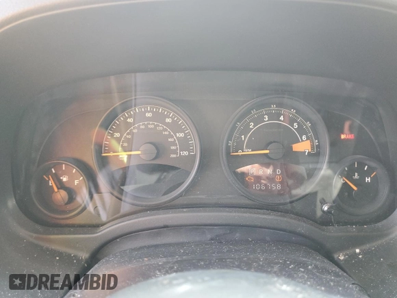 2015 Jeep Compass Sport with VIN 1C4NJCBA7FD190830, listed as a Copart auction lot 42603064 with 106,758 mi miles and Salvage Title. Bid and sale history available at DreamBid. Image 9.