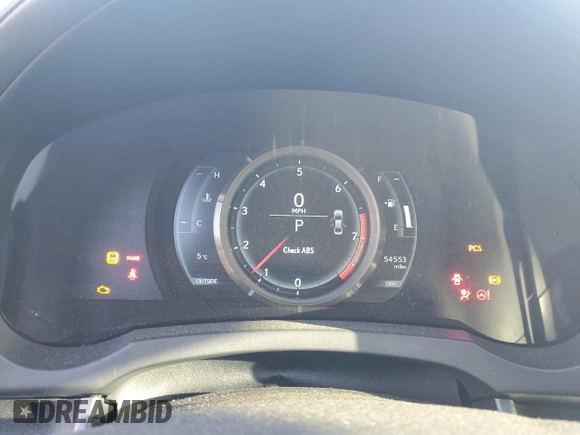 2016 Lexus IS 350 with VIN JTHCE1D26G5012360, listed as a Copart auction lot 43188765 with 54,553 mi miles and Salvage Title. Bid and sale history available at DreamBid. Image 9.