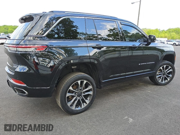 2022 Jeep Grand Cherokee Overland with VIN 1C4RJHDG6N8605367, listed as a Copart auction lot 54535385 with 75,040 mi miles and Clean title. Bid and sale history available at DreamBid. Image 3.