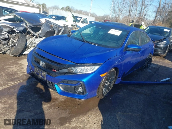 2020 Honda Civic Si with VIN 2HGFC1E54LH704828, listed as a IAAI auction lot 41300541 with 89,992 mi miles and . Bid and sale history available at DreamBid. Image 2.