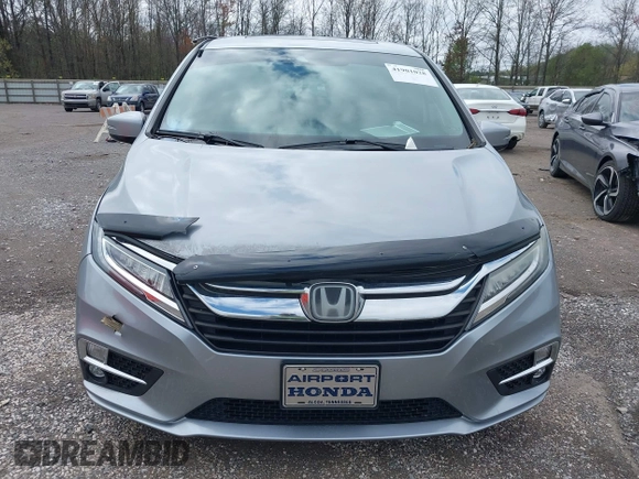 2018 Honda Odyssey Elite with VIN 5FNRL6H92JB004882, listed as a IAAI auction lot 41901028 with 160,889 mi miles and . Bid and sale history available at DreamBid. Image 12.