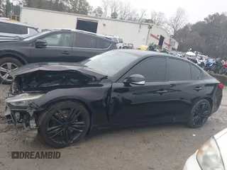 2015 Infiniti Q50 with VIN JN1BV7AP1FM347436, listed as a IAAI auction lot 41405852 with 126,940 mi miles and . Bid and sale history available at DreamBid. Image 14.
