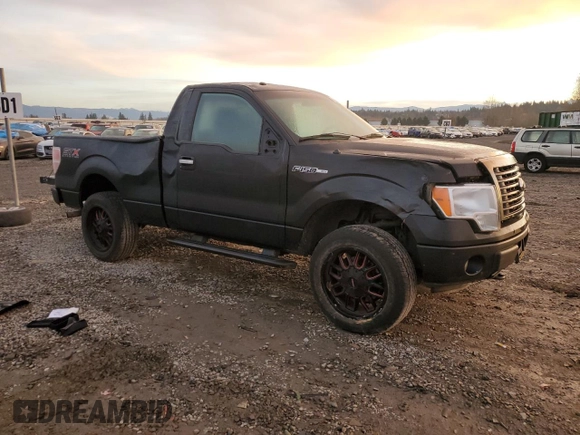 2014 Ford F-150 XL with VIN 1FTMF1EF4EFC21592, listed as a Copart auction lot 79848644 with 106,982 mi miles and Salvage Title. Bid and sale history available at carsss.com. Image 4.