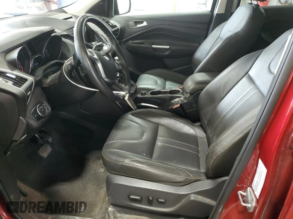 2013 Ford Escape Titanium with VIN 1FMCU9J90DUA69963, listed as a Copart auction lot 61935255 with 99,244 mi miles and Salvage title. Bid and sale history available at DreamBid. Image 7.