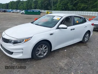2016 Kia Optima LX with VIN 5XXGT4L31GG065368, listed as a IAAI auction lot 42600407 with 92,934 mi miles and . Bid and sale history available at DreamBid. Image 2.