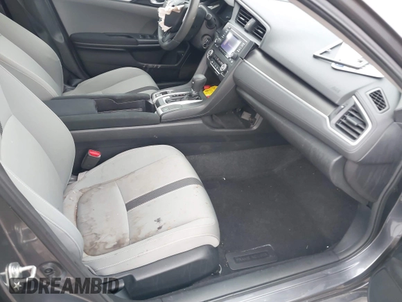 2019 Honda Civic Sedan LX with VIN 2HGFC2F66KH595946, listed as a IAAI auction lot 42017066 with 37,634 mi miles. Bid and sale history available at carsss.com. Image 5.