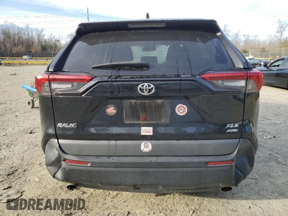 2020 Toyota RAV4 XLE with VIN 2T3P1RFV6LC101399, listed as a Copart auction lot 48256825 with 58,966 mi miles and Salvage Title. Bid and sale history available at DreamBid. Image 6.